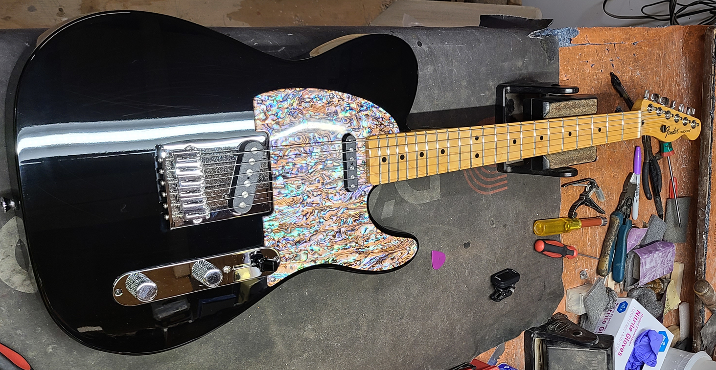 image from Abalone Tele Pickguard