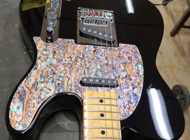 Abalone Tele Pickguard