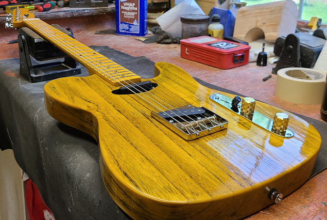 Yellow Tele Re-Finish